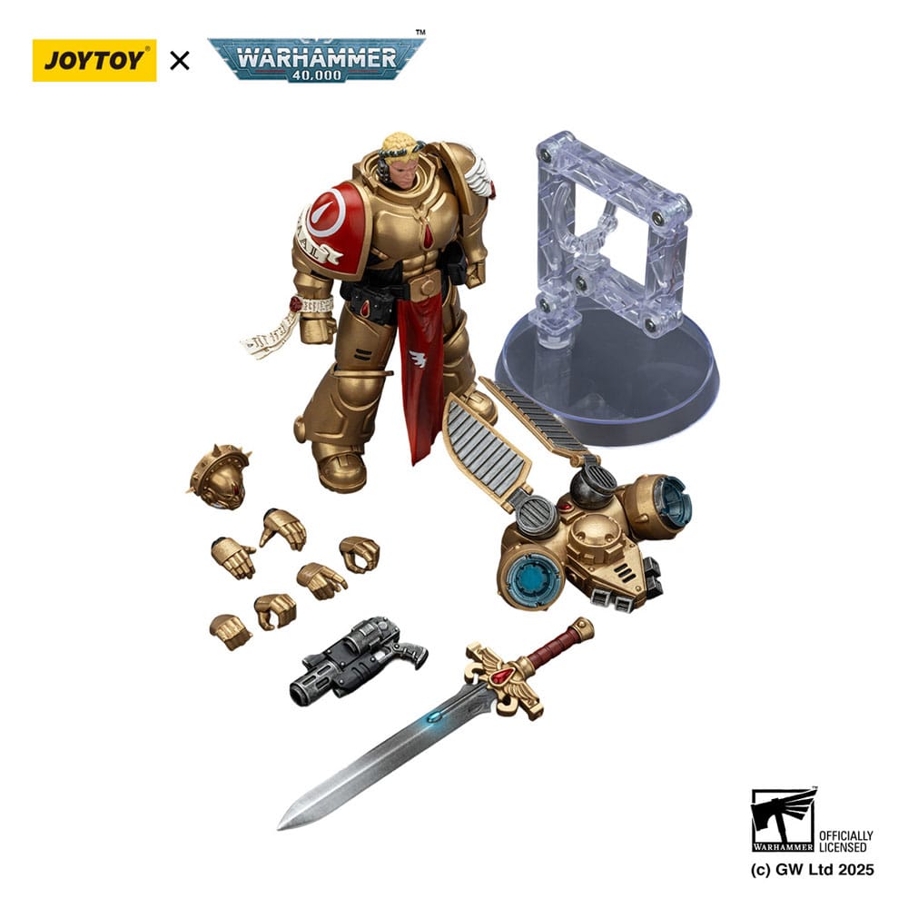 Warhammer 40.000: Combat Patrol Blood Angels Actiefiguur Sanguinary Guard 1 met Inferno-pistool en Encarmine-zwaard 20 cm