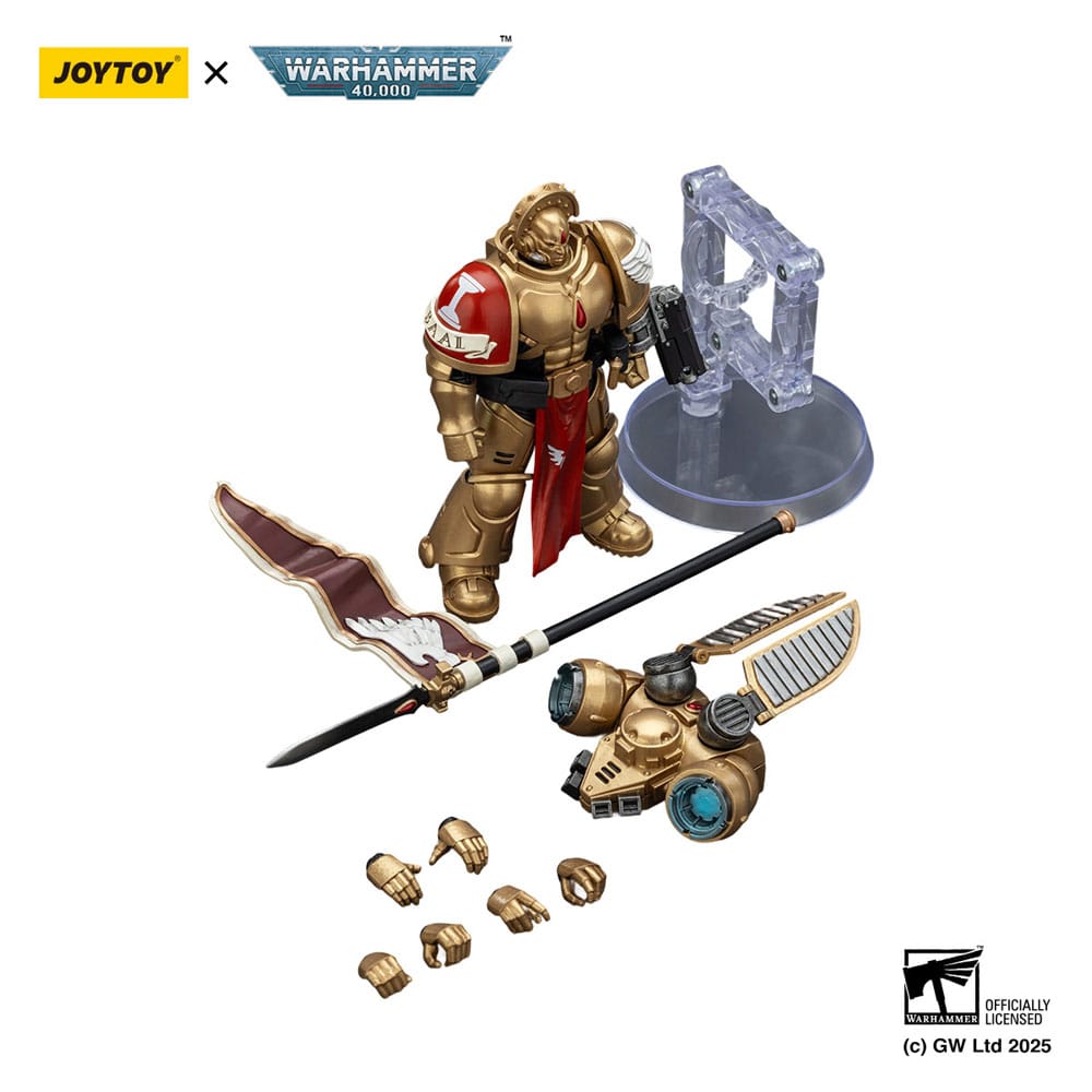 Warhammer 40.000: Combat Patrol Blood Angels Actiefiguur Sanguinary Guard 3 met Angelus Boltgun en Encarmine Spear 20 cm