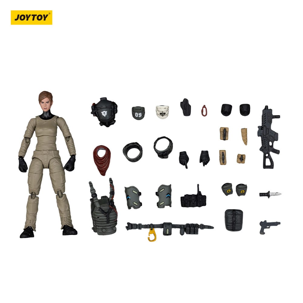 APOC Series Dark Source Actiefiguur Stellar Scar Assault Team Gravelgold 11 cm