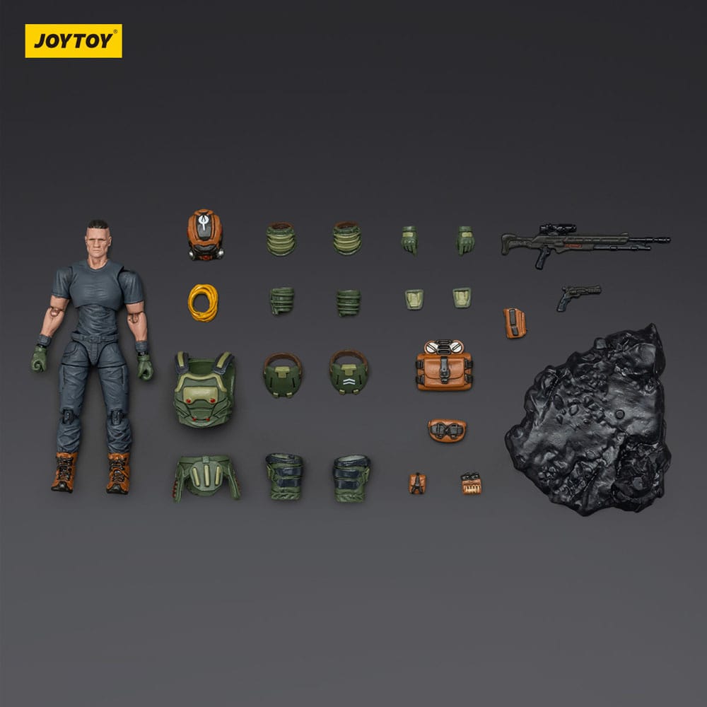 Steel Ride Corps Dark Source Actiefiguur Assaulter Stephen 7 cm