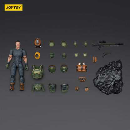 Steel Ride Corps Dark Source Actiefiguur Assaulter Stephen 7 cm