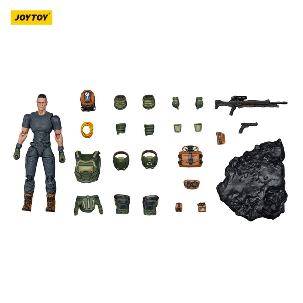 Steel Ride Corps Dark Source Actiefiguur Assaulter Stephen 7 cm