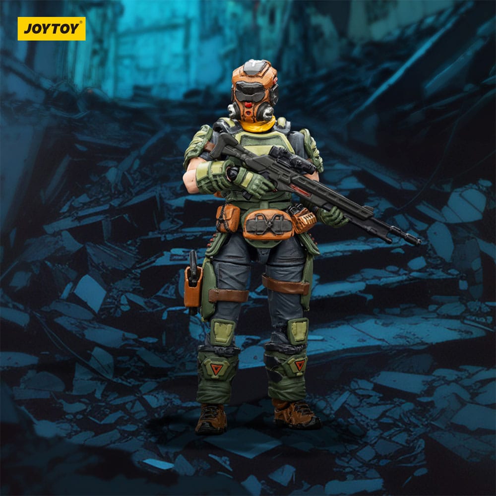 Steel Ride Corps Dark Source Actiefiguur Assaulter Stephen 7 cm