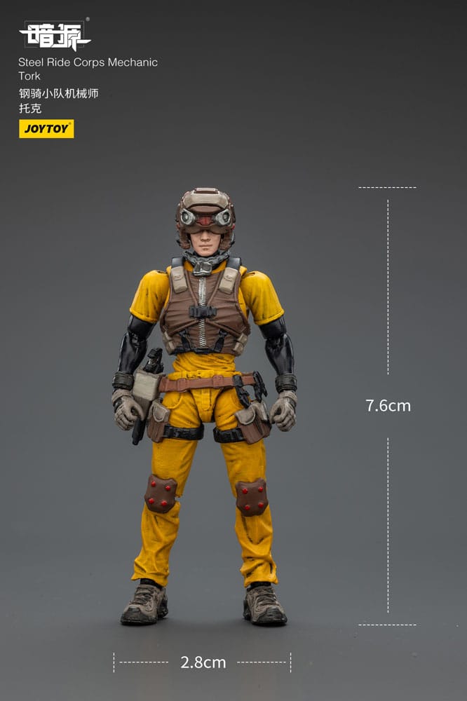 Steel Ride Corps Dark Source Actiefiguur Mechanic Tork 7 cm