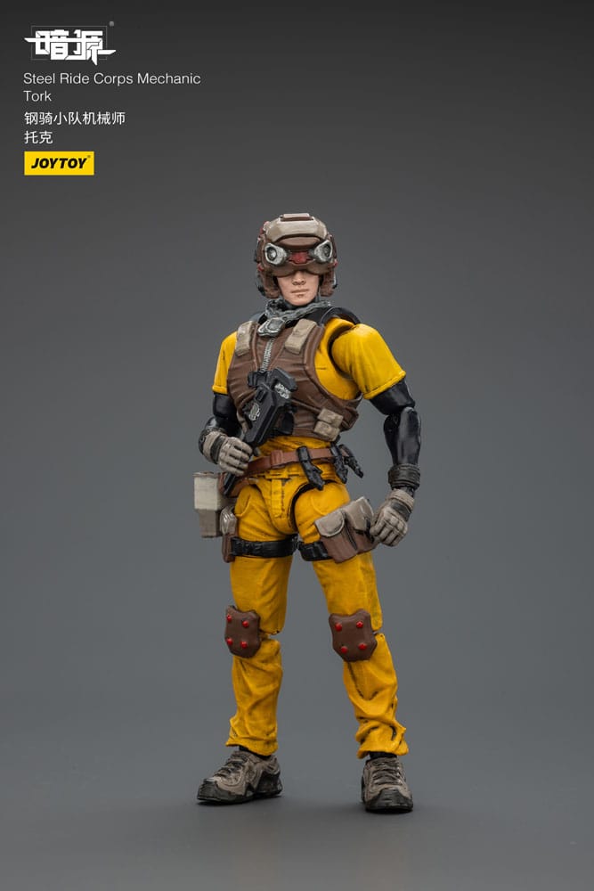 Steel Ride Corps Dark Source Actiefiguur Mechanic Tork 7 cm