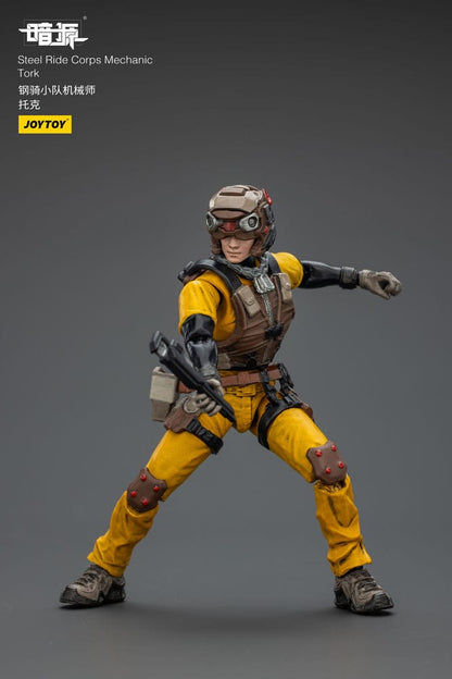 Steel Ride Corps Dark Source Actiefiguur Mechanic Tork 7 cm