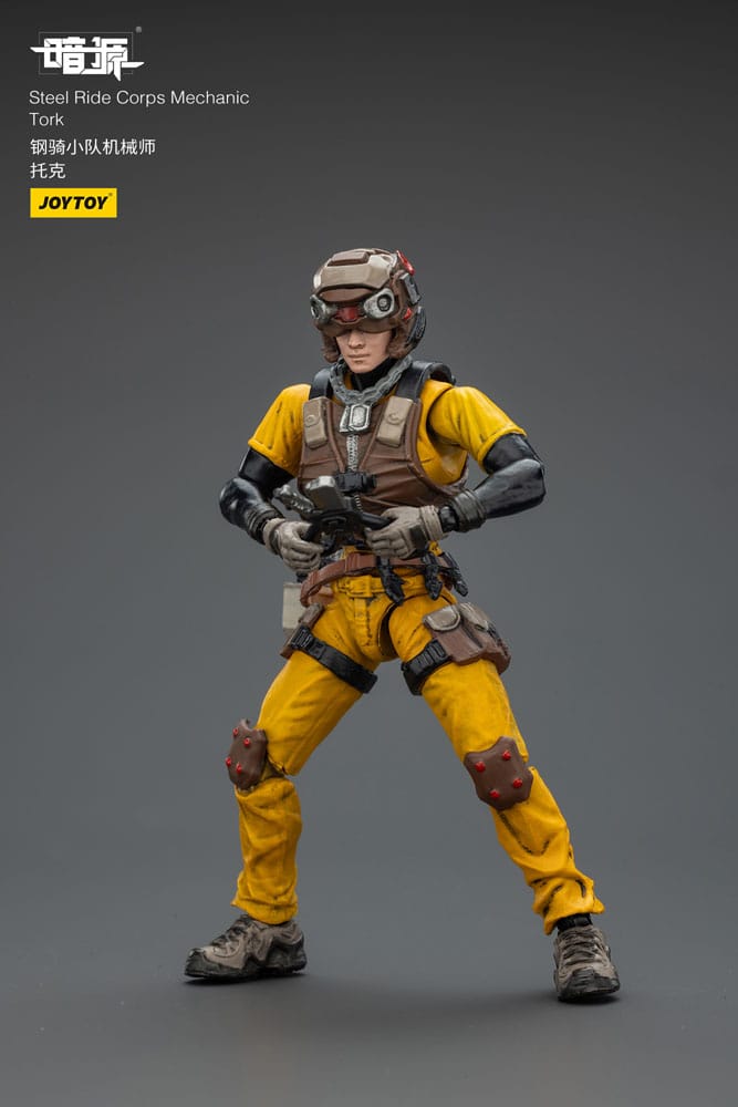 Steel Ride Corps Dark Source Actiefiguur Mechanic Tork 7 cm
