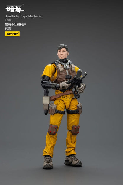Steel Ride Corps Dark Source Actiefiguur Mechanic Tork 7 cm