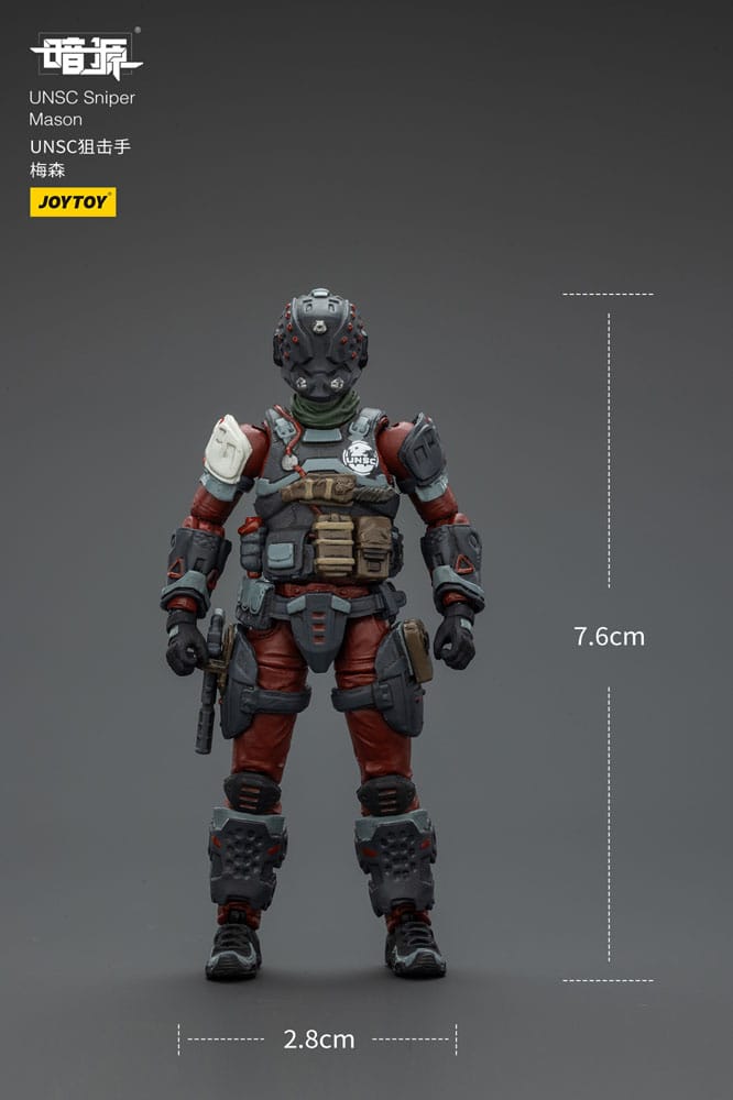 UNSC Dark Source Actiefiguur Sniper Mason 7 cm