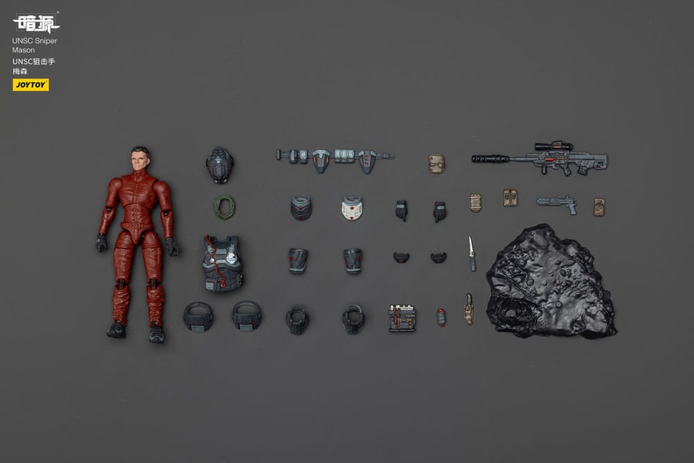 UNSC Dark Source Actiefiguur Sniper Mason 7 cm