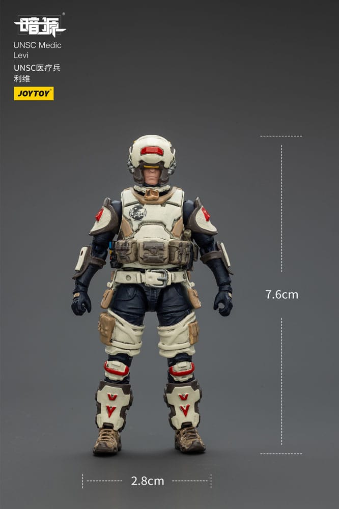 UNSC Dark Source Actiefiguur Medic Levi 7 cm