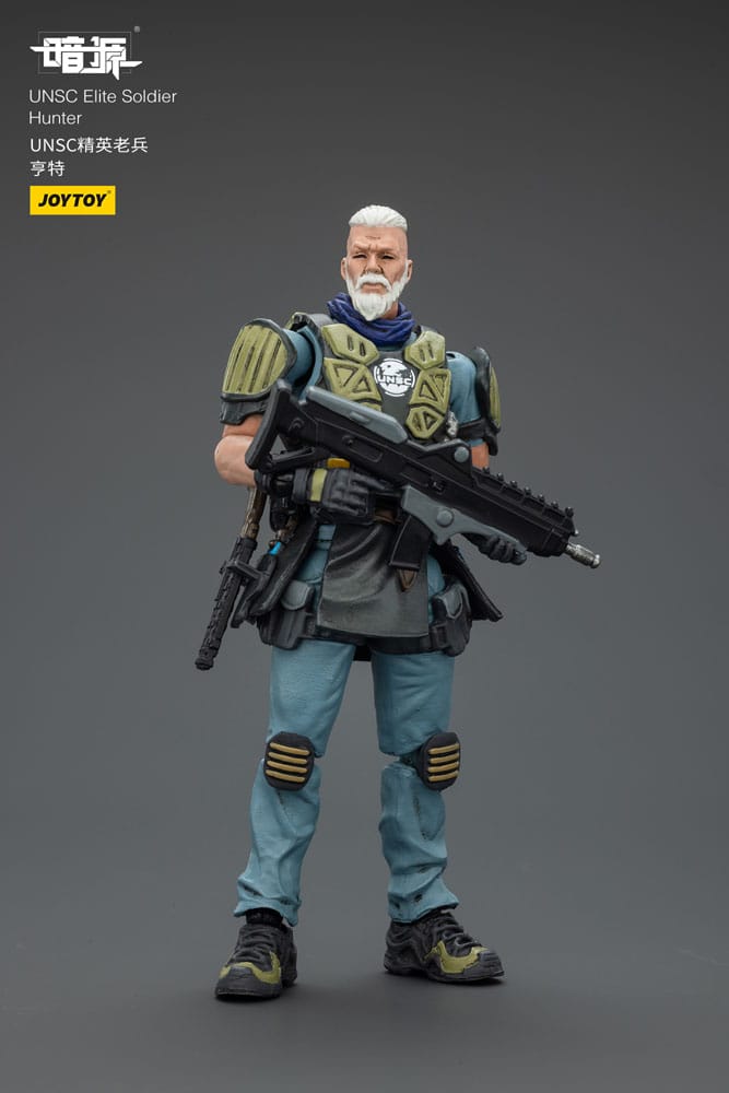 UNSC Dark Source-actiefiguur Elite Soldier Hunter 7 cm