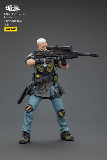 UNSC Dark Source-actiefiguur Elite Soldier Hunter 7 cm