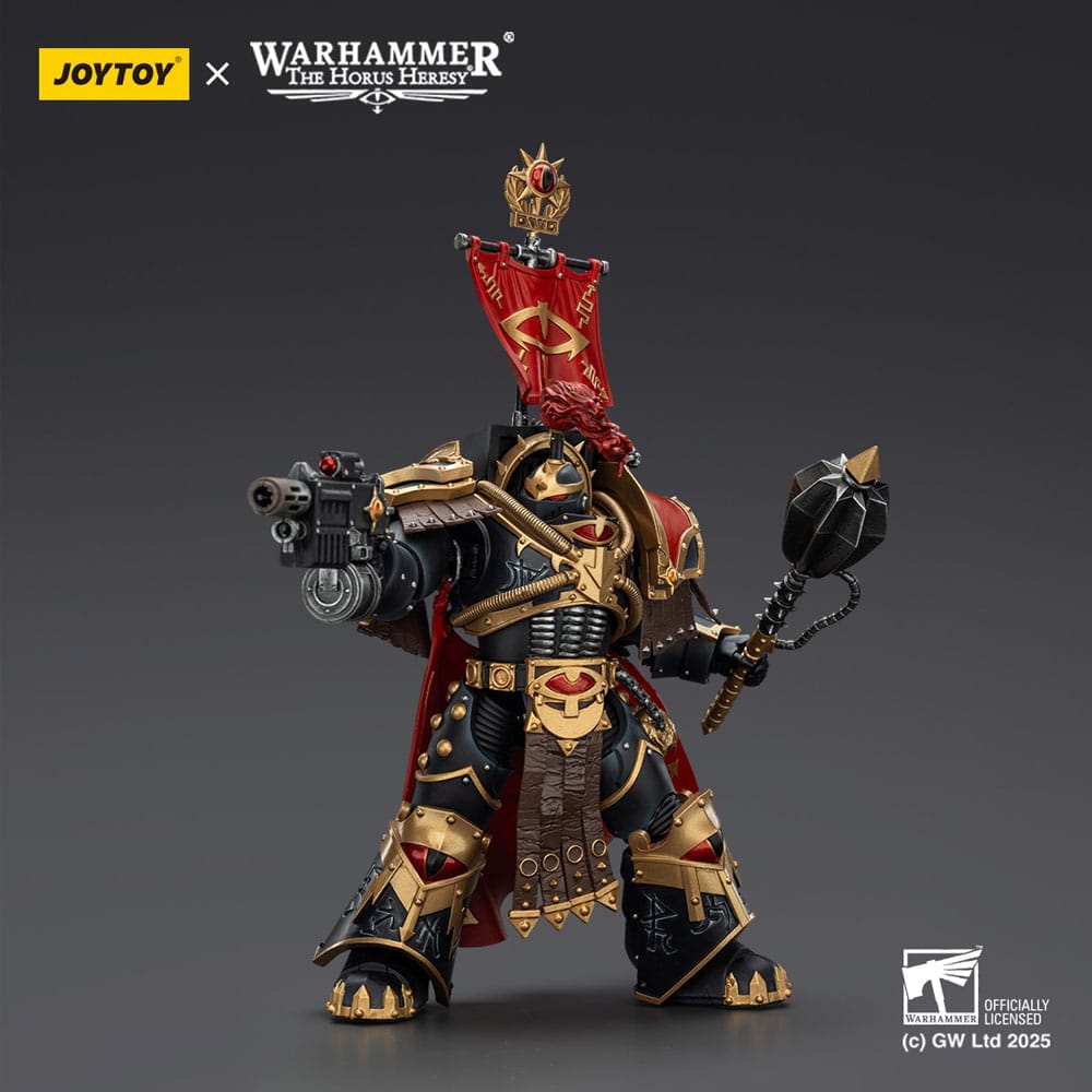 Warhammer 40.000: Sons of Horus Actiefiguur Legion Cataphractii Praetor met Combi-Melta en Power Maul 14 cm