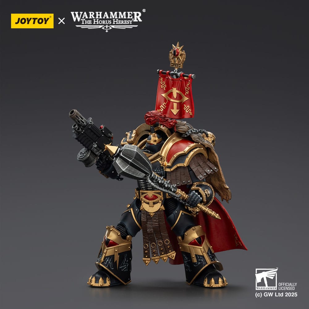 Warhammer 40.000: Sons of Horus Actiefiguur Legion Cataphractii Praetor met Combi-Melta en Power Maul 14 cm