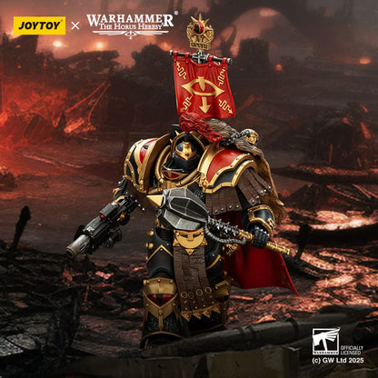 Warhammer 40.000: Sons of Horus Actiefiguur Legion Cataphractii Praetor met Combi-Melta en Power Maul 14 cm