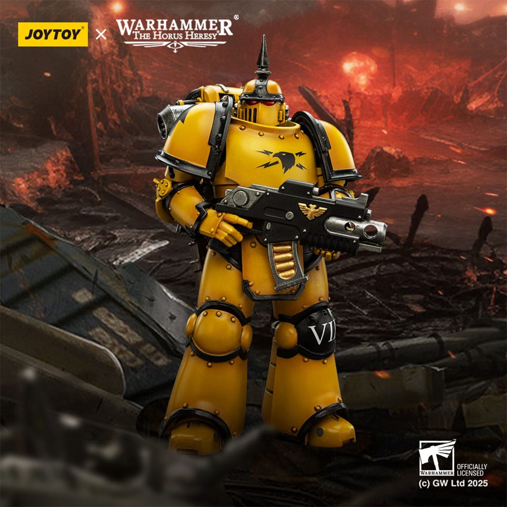 Warhammer The Horus Heresy Actiefiguur Imperial Fists MK III Tactische Legioensoldaat 12 cm