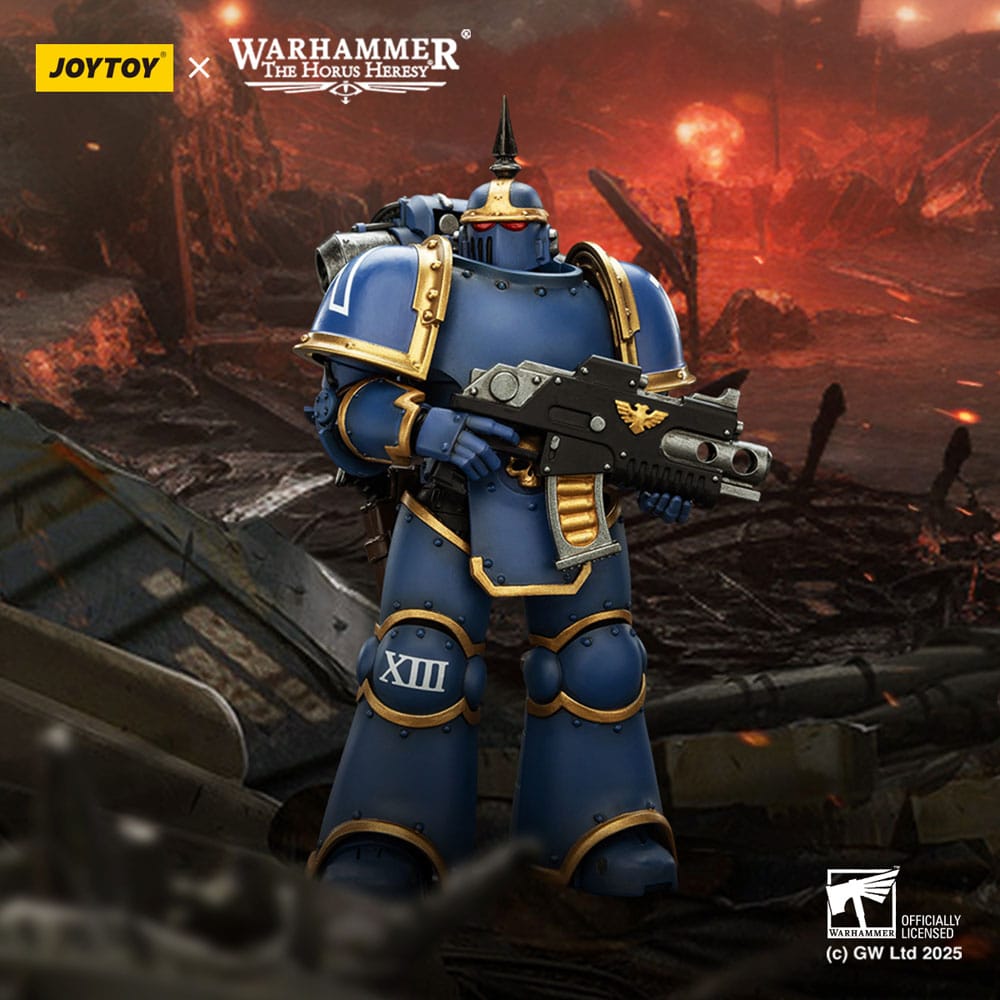 Warhammer The Horus Heresy Actiefiguur Ultramarines MK lll Tactische Legioensoldaat 12 cm