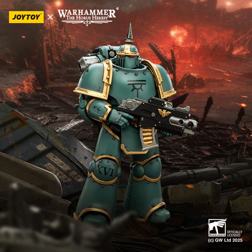 Warhammer The Horus Heresy Actiefiguur Sons of Horus MK lll Tactische Legioensoldaat 12 cm