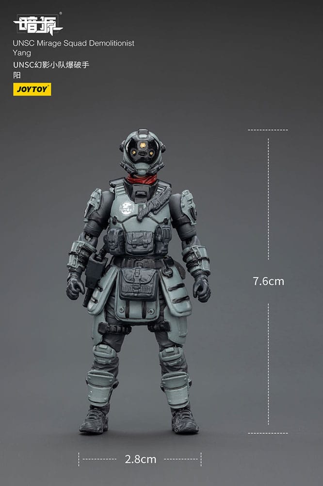 Dark Source Actiefiguur UNSC Mirage Squad 7 cm