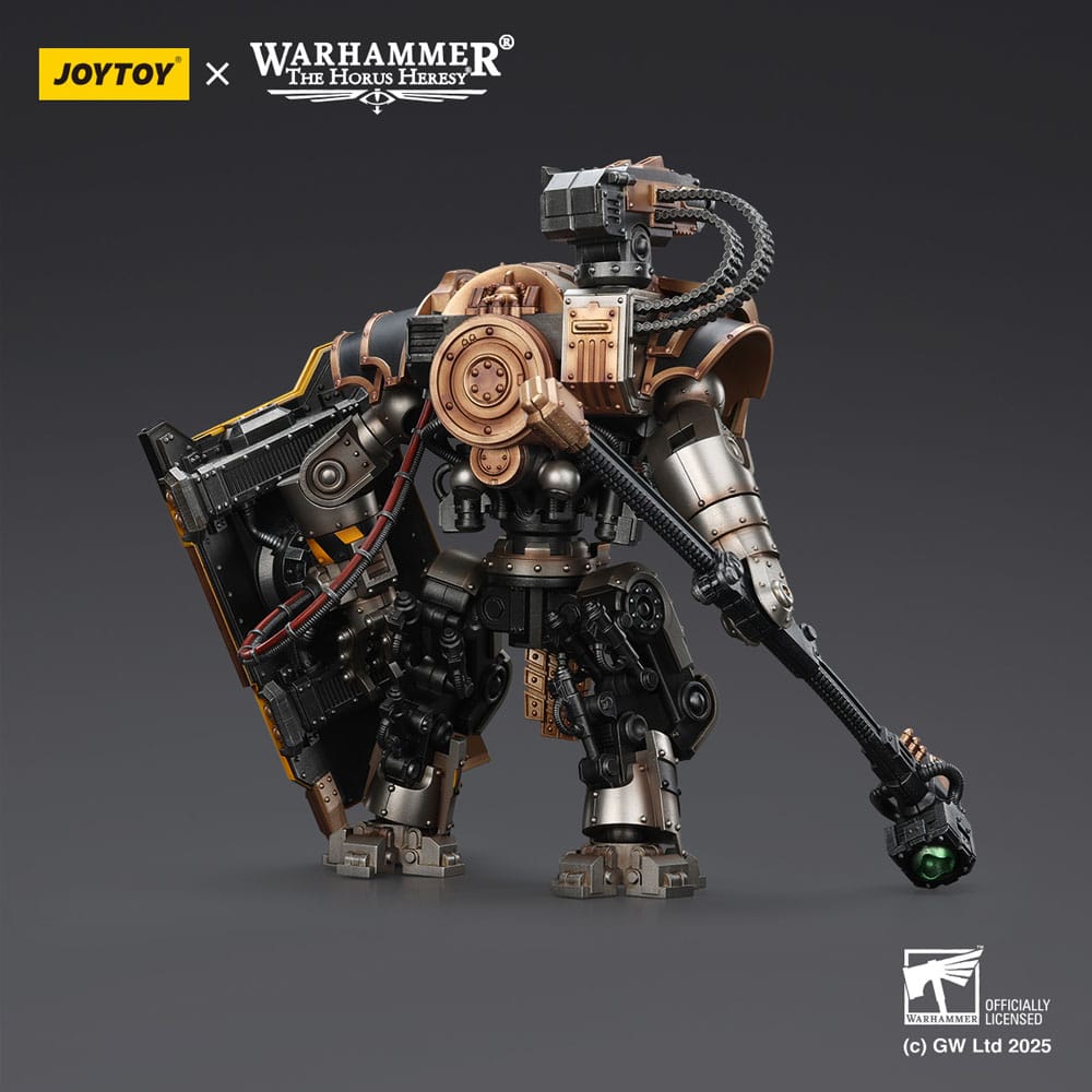 Warhammer The Horus Heresy Actiefiguur Iron Warriors Iron Circle Domitar-Ferrum Class Battle-automaten met Karceri Battle Shield 24 cm