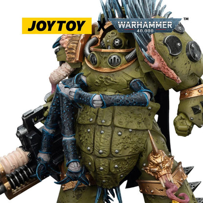 Warhammer 40.000 actiefiguur Death Guard Blightlord Terminator 1 met Reaper Autocannon en Bubotic Blades 14 cm