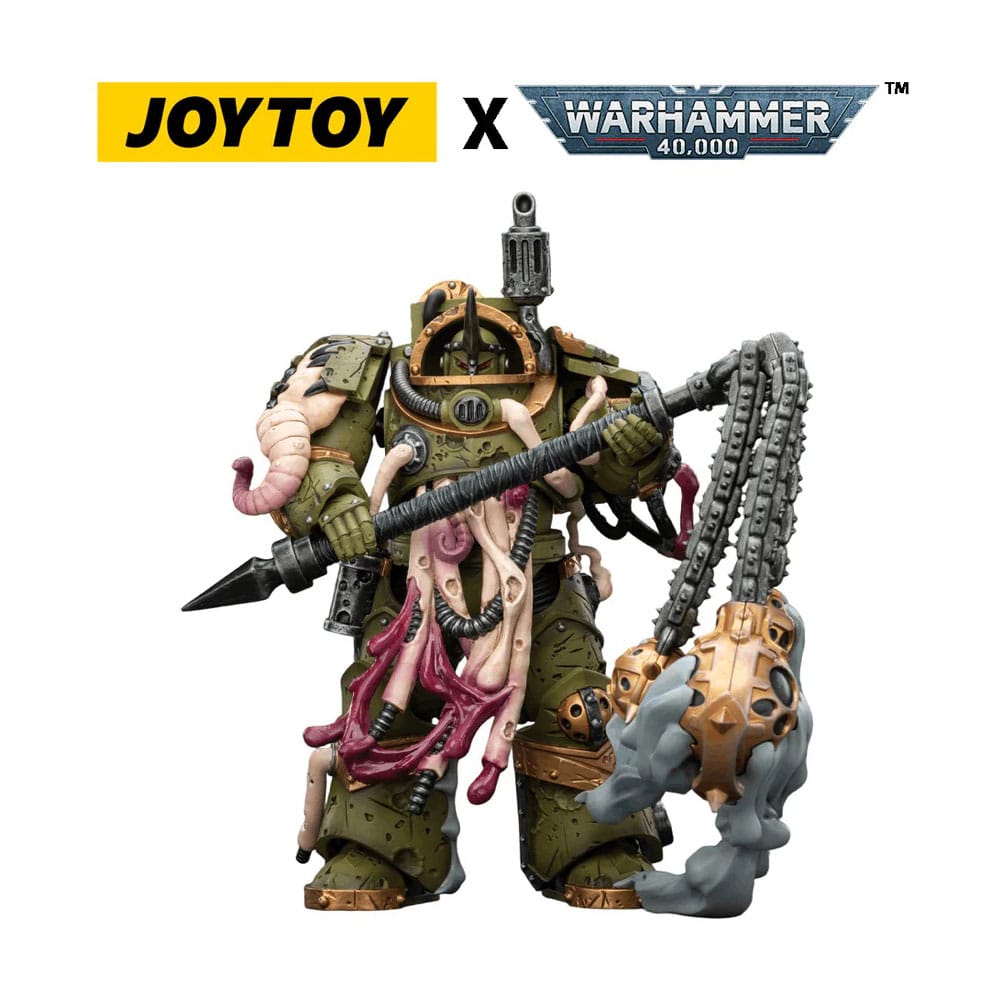 Warhammer 40.000 actiefiguur Death Guard Blightlord Terminator 2 met dorsvlegel van corruptie 14 cm