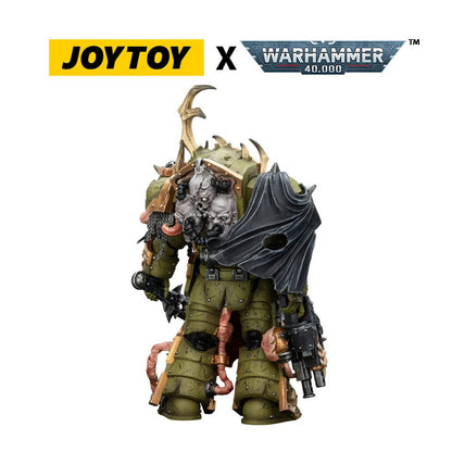 Warhammer 40.000 actiefiguur Death Guard Blightlord Terminator 3 met Combi-bolter en Bubotic Blade 14 cm
