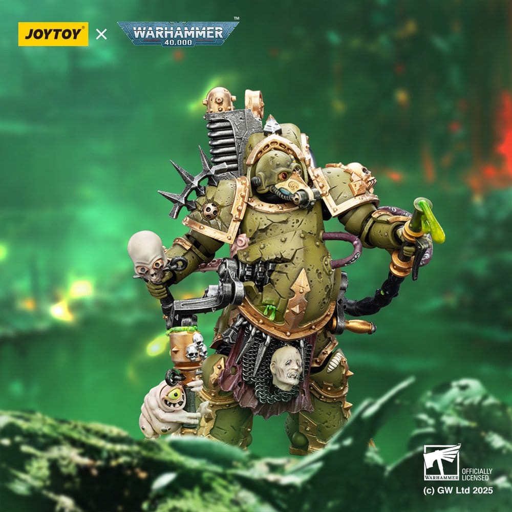 Warhammer 40.000 actiefiguur Death Guard Foul Blight spawn met pestspuit 12 cm