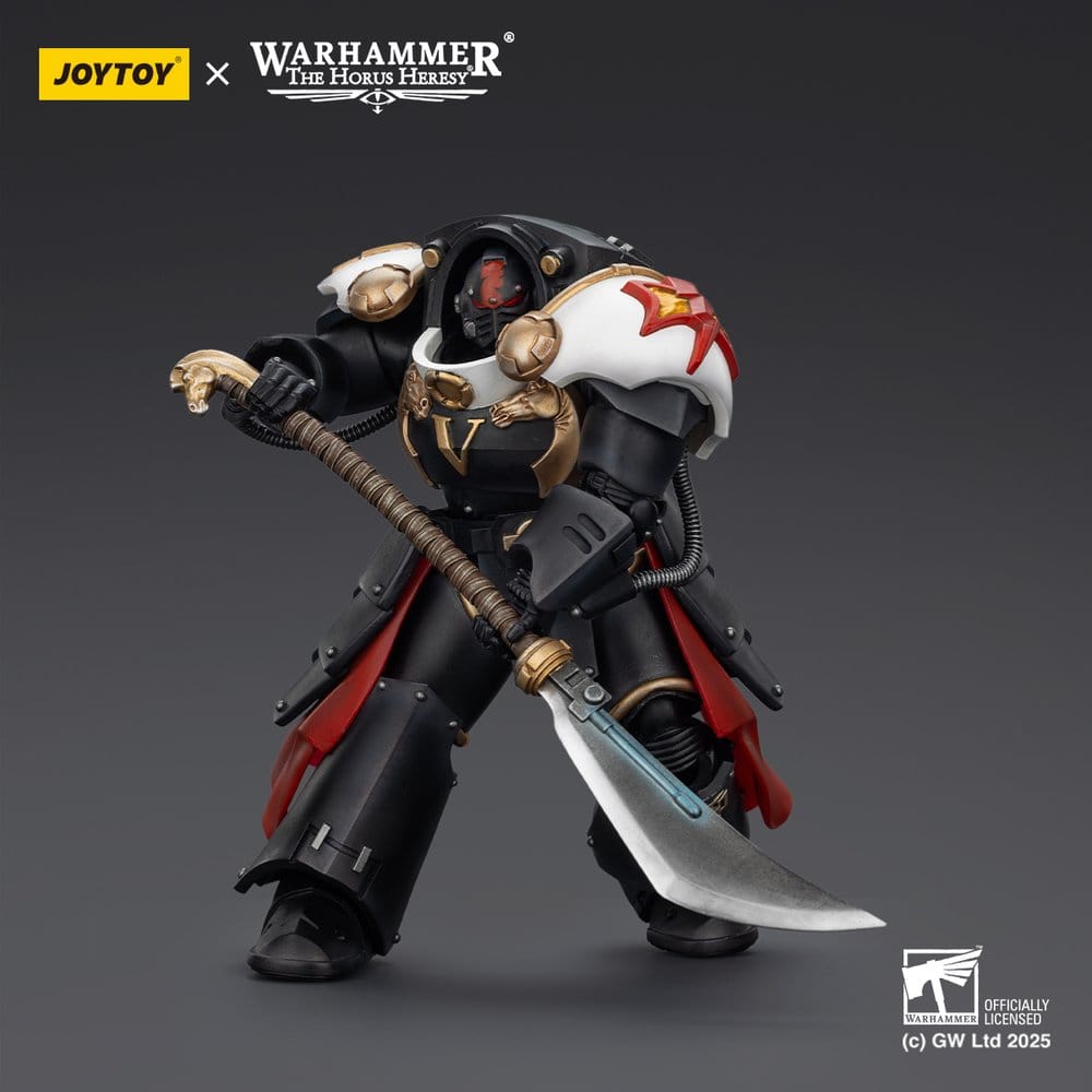 Warhammer The Horus Heresy Actiefiguur White Scars Ebon Keshig Terminator 1 met Power Glaive 13 cm