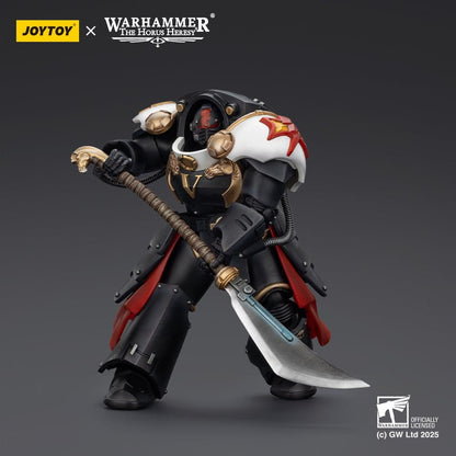 Warhammer The Horus Heresy Actiefiguur White Scars Ebon Keshig Terminator 1 met Power Glaive 13 cm