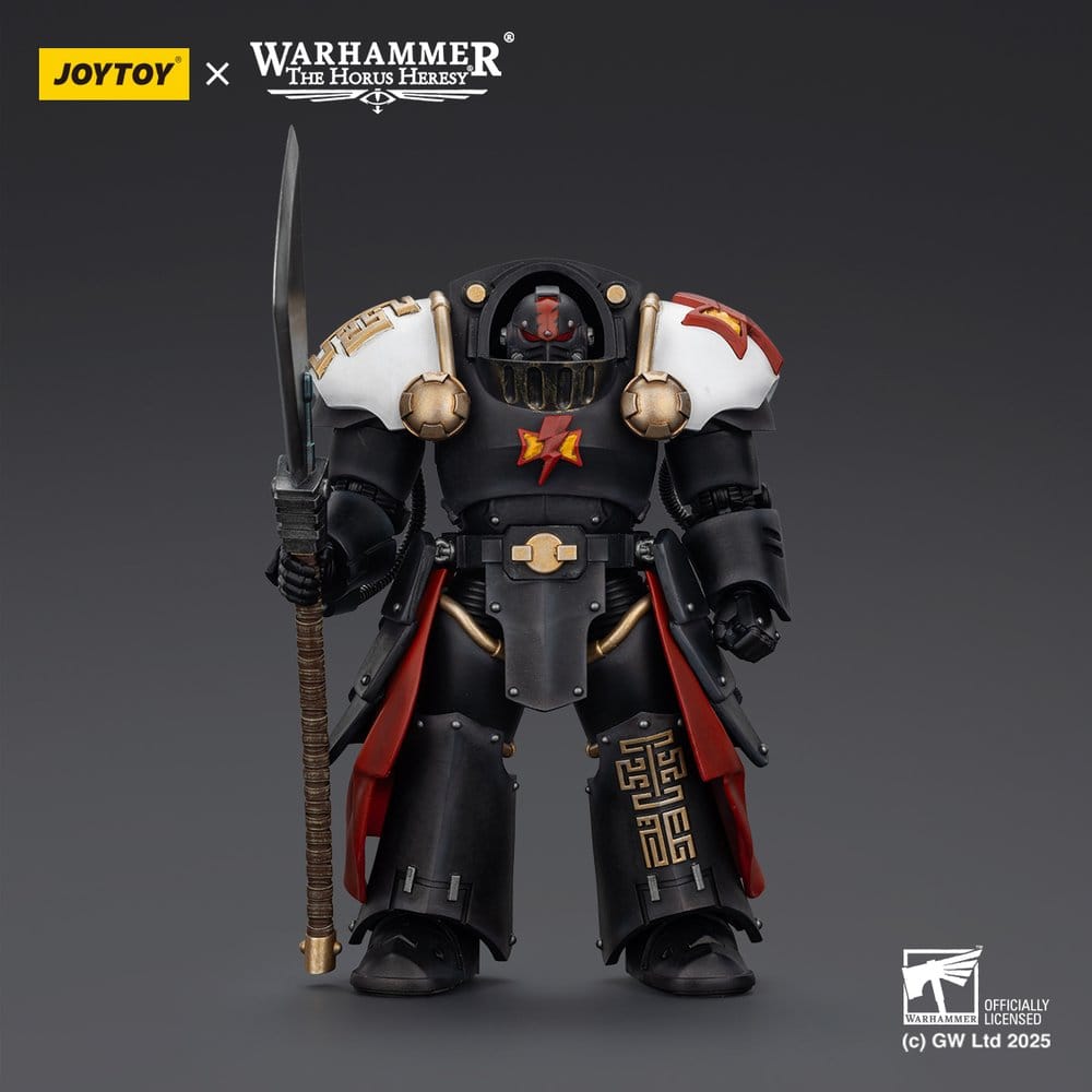 Warhammer The Horus Heresy Actiefiguur White Scars Ebon Keshig Terminator 2 met Power Glaive 13 cm