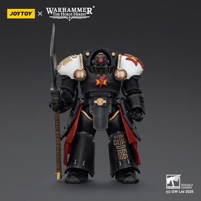 Warhammer The Horus Heresy Actiefiguur White Scars Ebon Keshig Terminator 2 met Power Glaive 13 cm