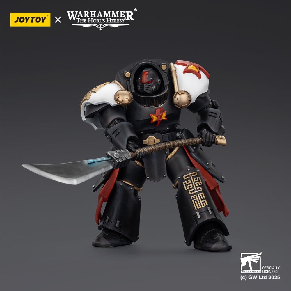 Warhammer The Horus Heresy Actiefiguur White Scars Ebon Keshig Terminator 2 met Power Glaive 13 cm