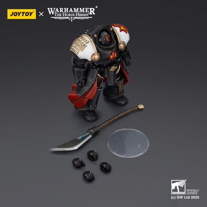 Warhammer The Horus Heresy Actiefiguur White Scars Ebon Keshig Terminator 2 met Power Glaive 13 cm