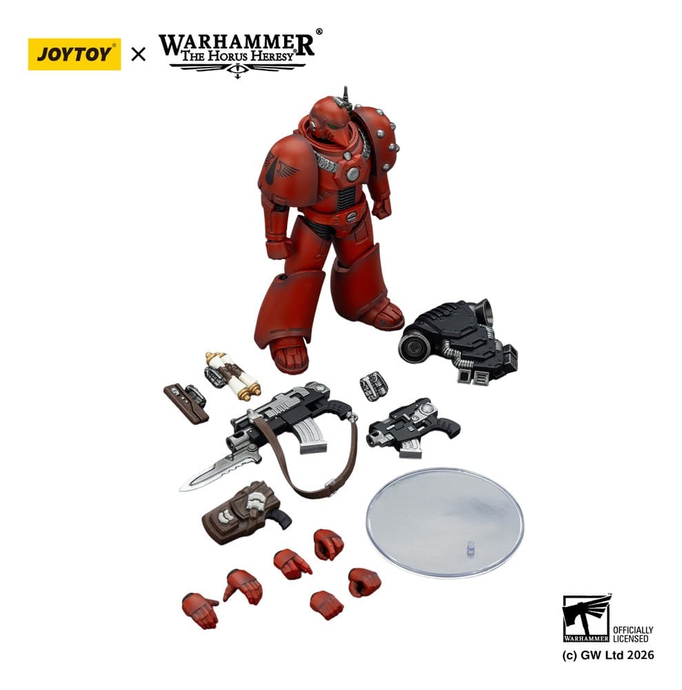 Warhammer The Horus Heresy Actiefiguur Blood Angels MKVI Tactische Legioensoldaat 12 cm
