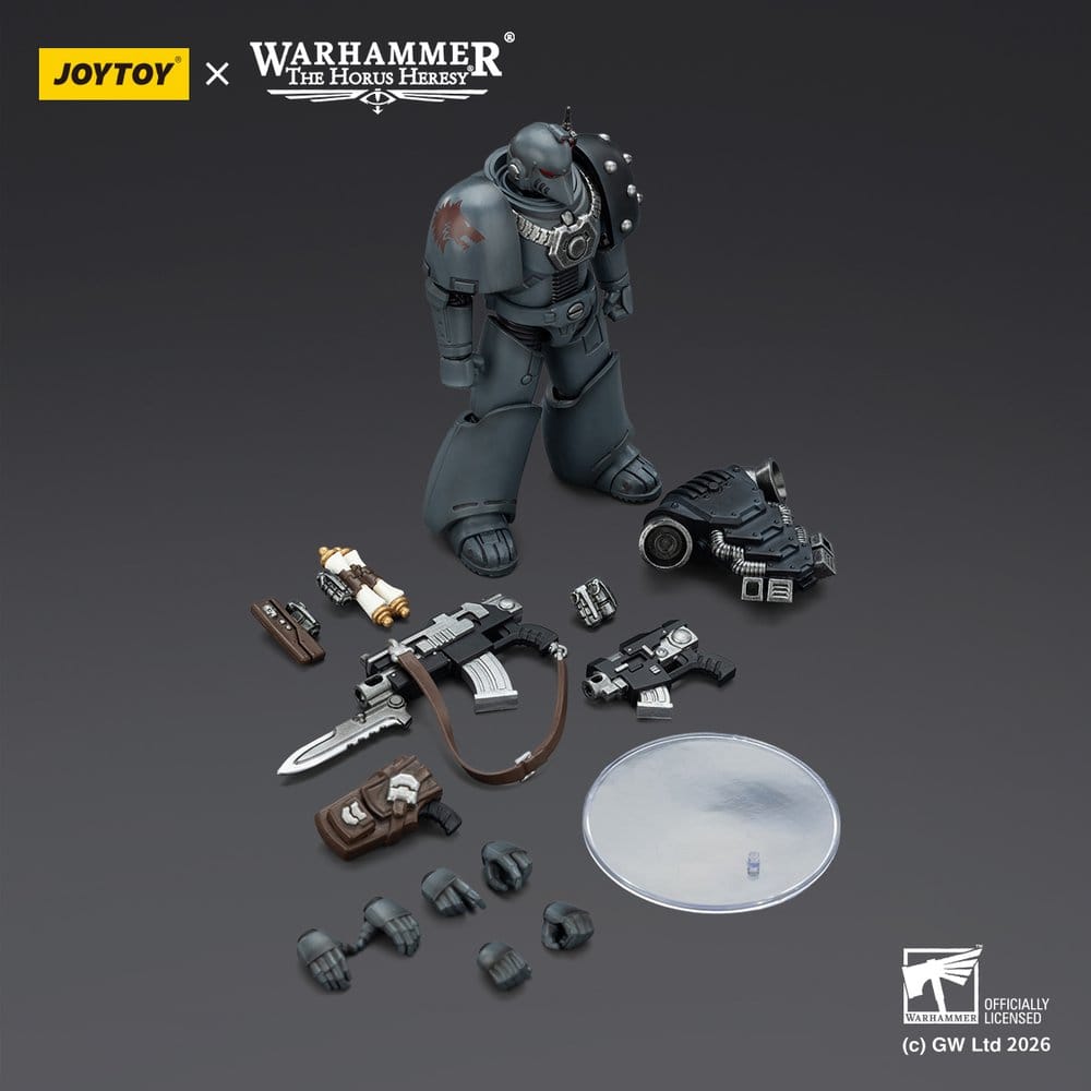 Warhammer The Horus Heresy Actiefiguur Space Wolves MKVI Tactische Legioensoldaat 12 cm