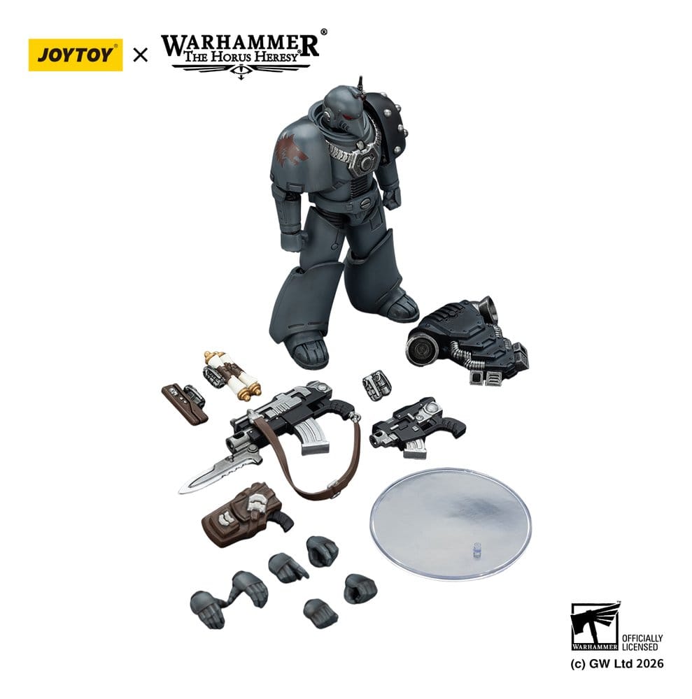 Warhammer The Horus Heresy Actiefiguur Space Wolves MKVI Tactische Legioensoldaat 12 cm