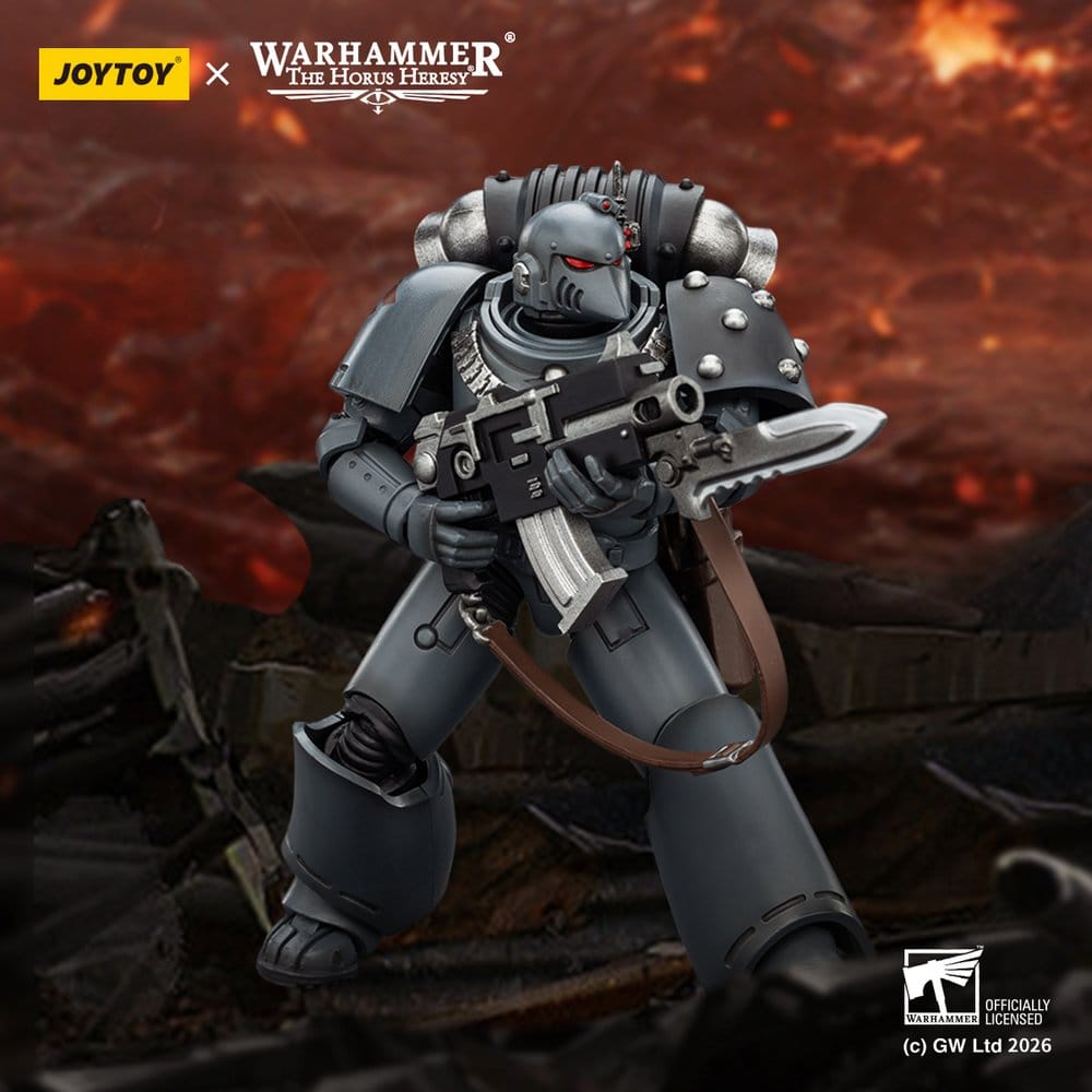 Warhammer The Horus Heresy Actiefiguur Space Wolves MKVI Tactische Legioensoldaat 12 cm
