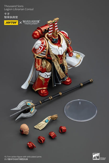 Warhammer the Horus Heresy Action Figuur 1/18 duizend zonen Legion Librarian Consut 16 cm
