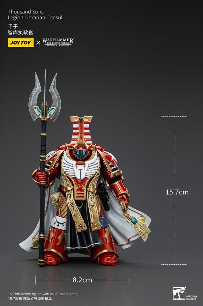 Warhammer the Horus Heresy Action Figuur 1/18 duizend zonen Legion Librarian Consut 16 cm