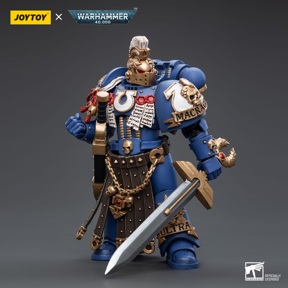 Warhammer 40K Actie Figuur 1/18 Ultramarines Honor Guard Hoofdstukkampioen 12 cm