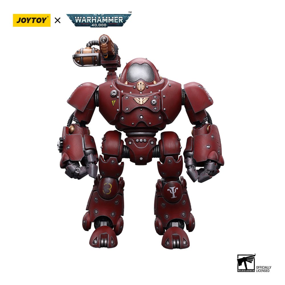 Warhammer 40K Actie Figuur 1/18 Adeptus Mechanicus Kastelan Robot met brandverbranding 12 cm