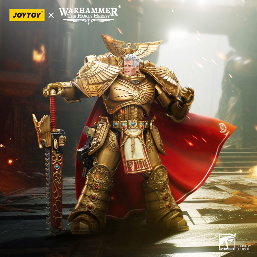 Warhammer the Horus Heresy -actie Figuur 1/18 Imperial Fists Rogal Dorn Primarch van het 7e Legioen 12 cm