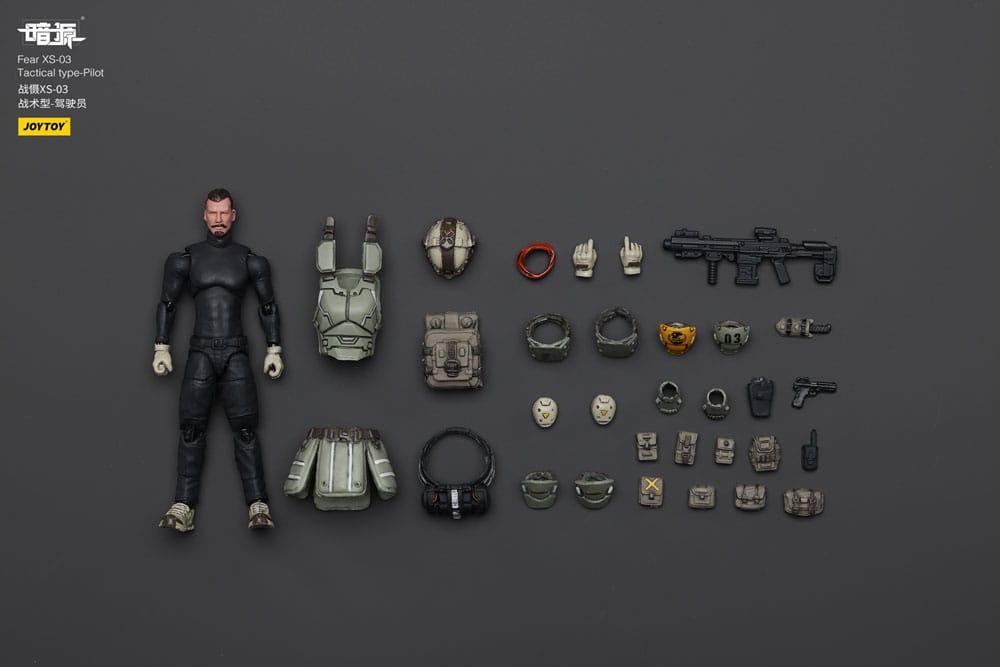 Battle For the Stars Actionfigur Fear XS-03 Tactische type-piloot 12 cm