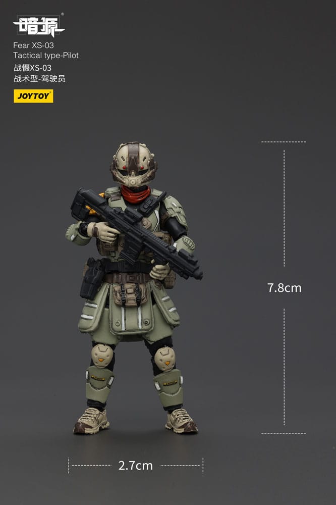 Battle For the Stars Actionfigur Fear XS-03 Tactische type-piloot 12 cm