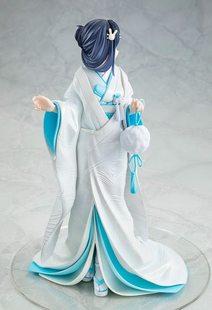 Boef droomt niet van een konijntjesmeisje Senpai-standbeeld 1/7 Mai Sakurajima Witte Kimono Ver. 23 cm