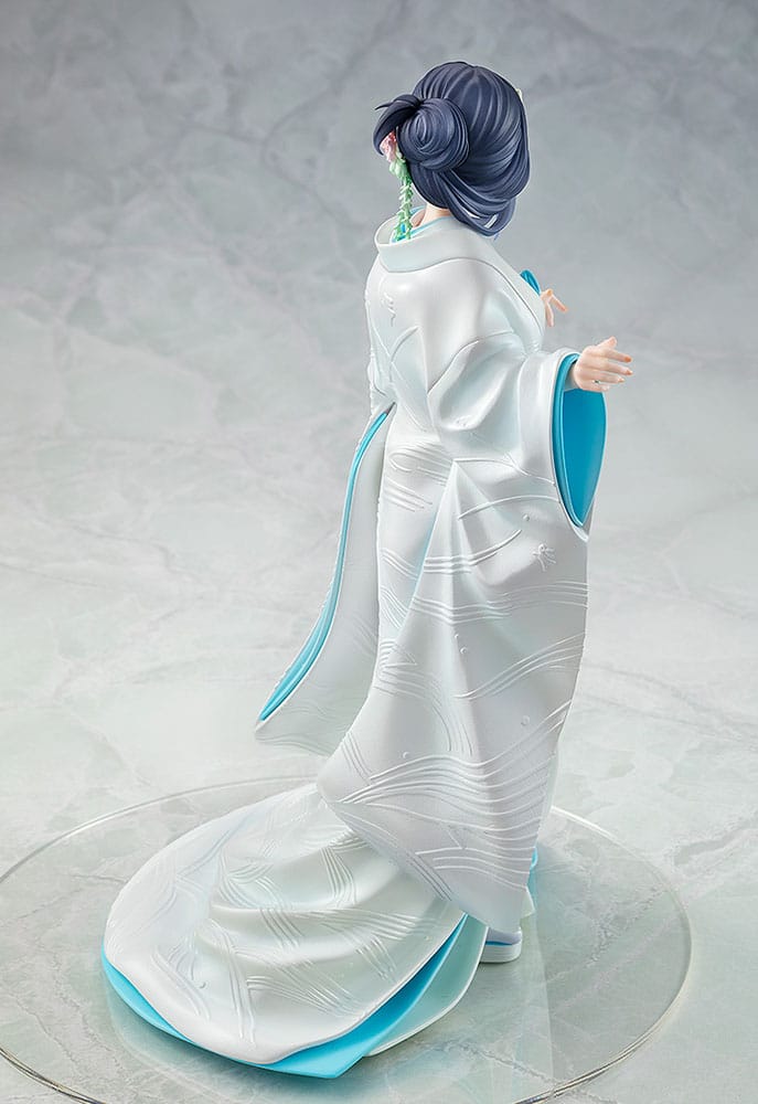 Boef droomt niet van een konijntjesmeisje Senpai-standbeeld 1/7 Mai Sakurajima Witte Kimono Ver. 23 cm