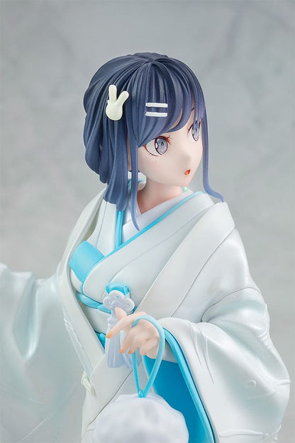 Boef droomt niet van een konijntjesmeisje Senpai-standbeeld 1/7 Mai Sakurajima Witte Kimono Ver. 23 cm
