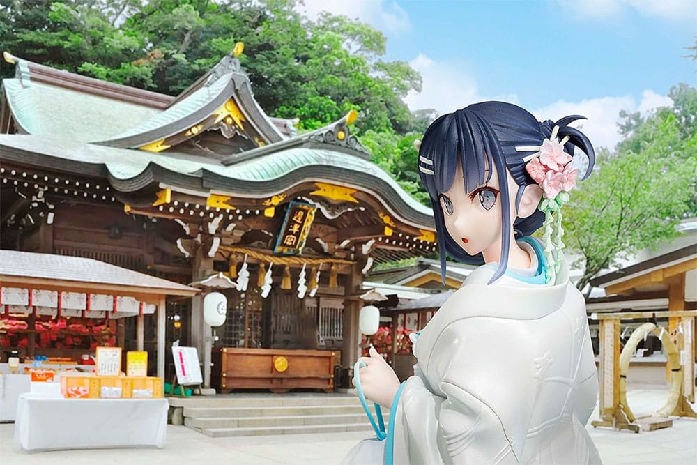 Boef droomt niet van een konijntjesmeisje Senpai-standbeeld 1/7 Mai Sakurajima Witte Kimono Ver. 23 cm